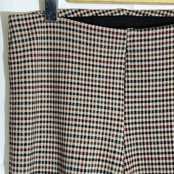 Jules & Leopold Plaid Pull-On Skinny Leg Pants/Leggings - Size Medium - Picture 2 of 10